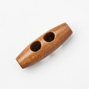 Bottone a levetta in legno [30 mm] – caramello, 