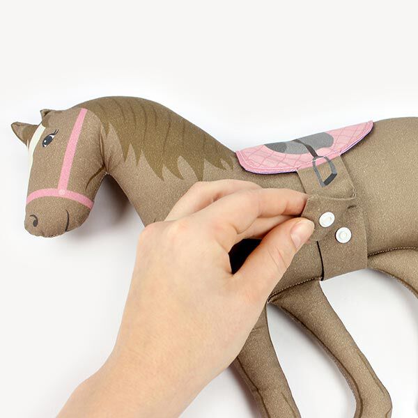 HORSE LOVE Cut & Sew, taglio di tessuto in cotone con cavalli [ 80 x 155 cm ] | Kullaloo,  image number 7