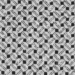 Tessuto per cappotto a quadretti &ndash; bianco/nero, 