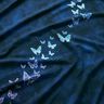 jersey di cotone Farfalle con sfumature di colori | Glitzerpüppi – blu notte,  thumbnail number 2