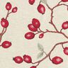 tessuto arredo gobelin rosa canina – beige chiaro/rosso,  thumbnail number 9