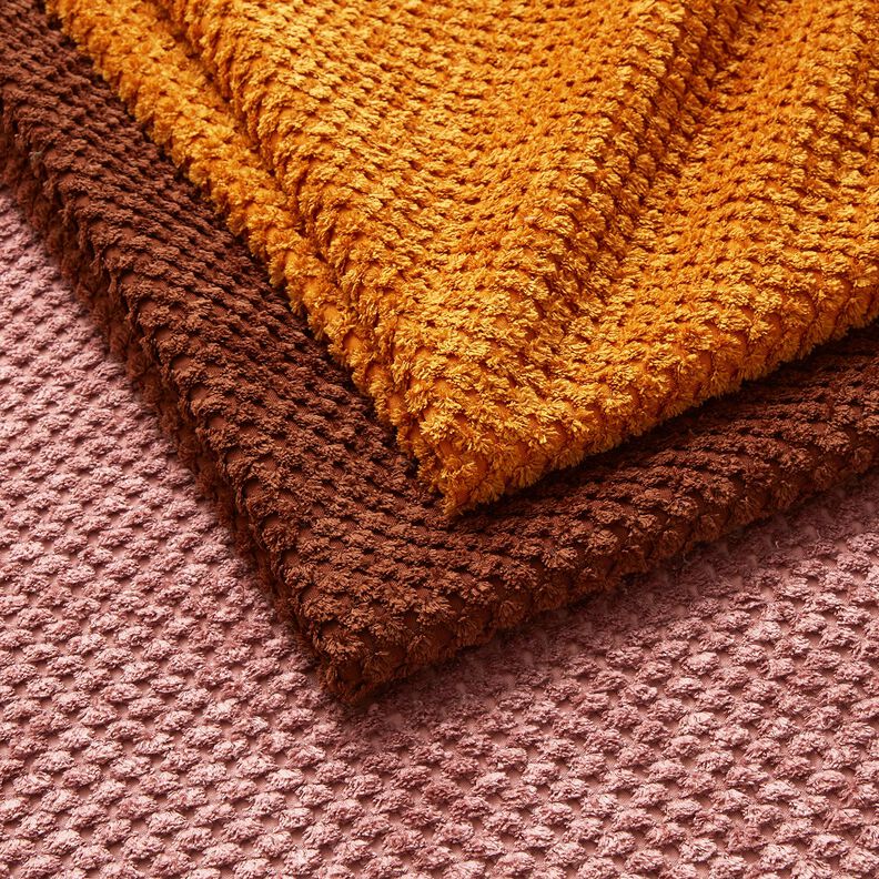 tessuto da tappezzeria Morbido motivo strutturato – bronzo,  image number 4