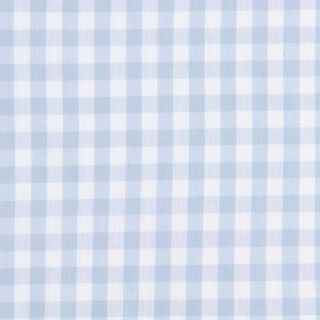 tessuto in cotone Vichy - 1 cm – azzurro baby, 