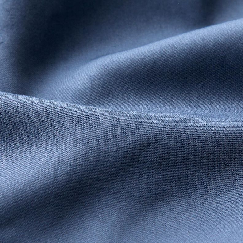 satin di cotone tinta unita – colore blu jeans,  image number 3