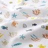 popeline di cotone Mondo sottomarino – bianco,  thumbnail number 2