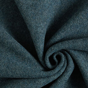 loden follato in lana mélange – blu oceano, 