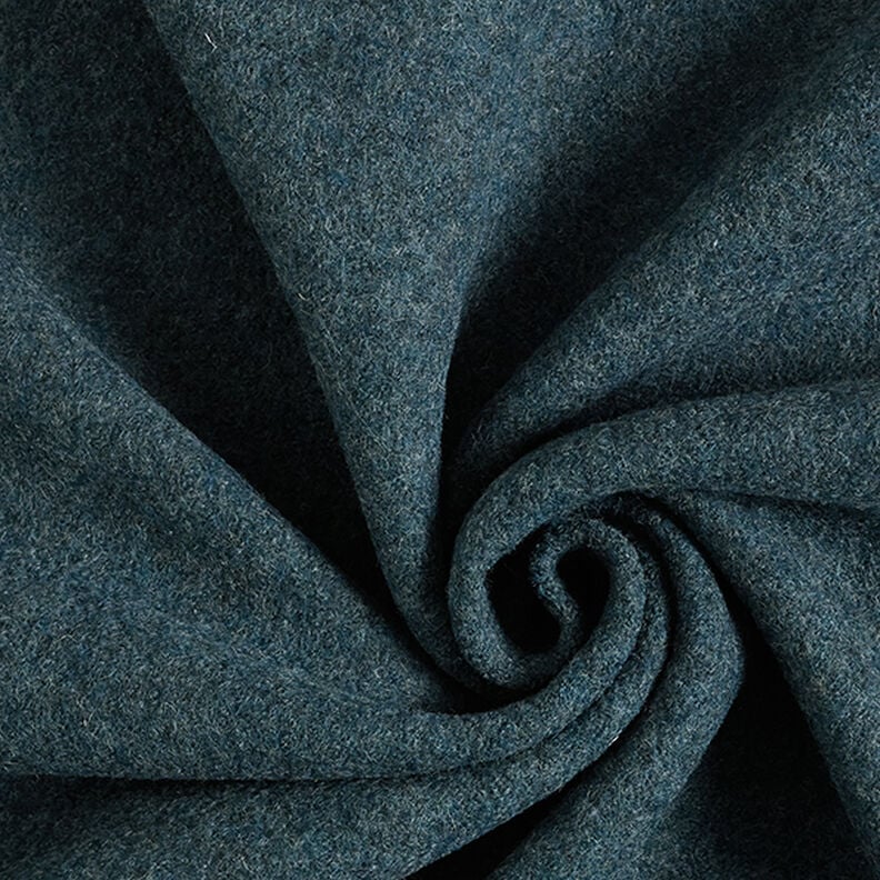 loden follato in lana mélange – blu oceano,  image number 1