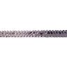 Bordino con paillette elastico [20 mm] – argento anticato effetto metallizzato,  thumbnail number 1