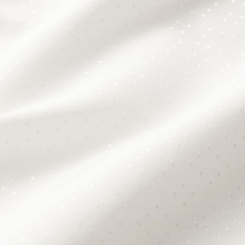 Blusa in tessuto satinato a pois – bianco,  image number 2