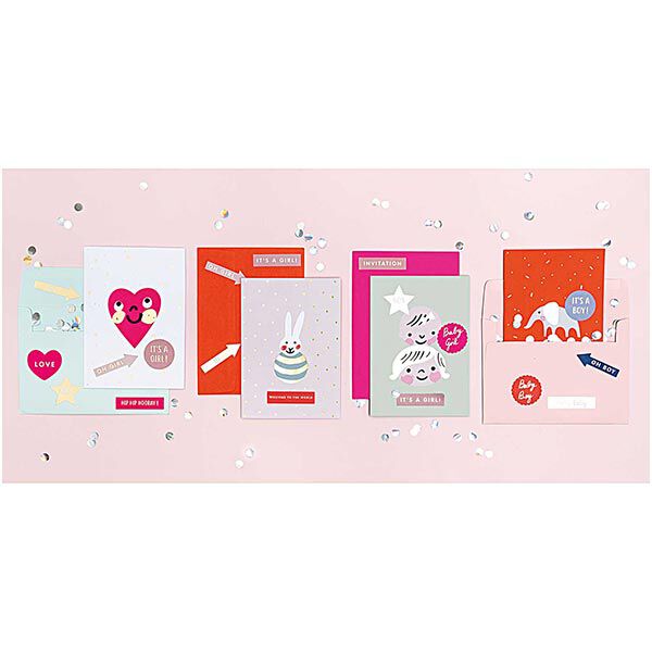 DIY CARD HELLO BABY, CUORE | RICO DESIGN, image number 4