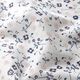 satin di seta-viscosa, piccoli fiori – bianco,  thumbnail number 2