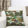 tessuto arredo mezzo panama, stampa digitale paesaggio – verde,  thumbnail number 6