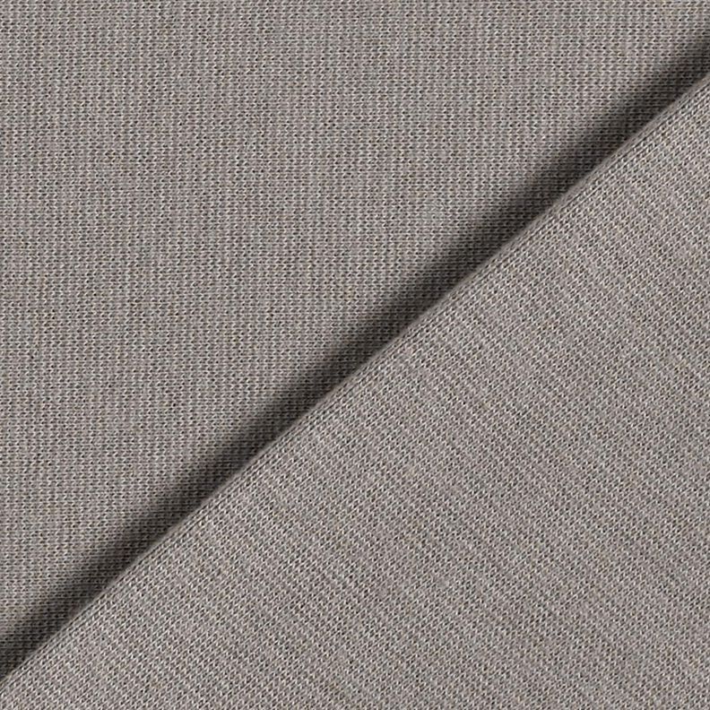 tessuto per bordi e polsini mélange – grigio chiaro, image number 3