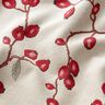 tessuto arredo gobelin rosa canina – beige chiaro/rosso,  thumbnail number 2