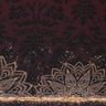 jersey di cotonetessuto con bordura Mandala con macchie dorate | Glitzerpüppi – marrone nerastro/oro,  thumbnail number 1