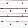 jersey di cotone Strisce e coccinelle – bianco lana,  thumbnail number 1