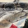 taglio di tessuto arredo gobelin gatto elegante &ndash; naturale/grigio,  thumbnail number 2