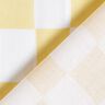 tessuto in cotone cretonne Quadro astratto – bianco/giallo vaniglia,  thumbnail number 4