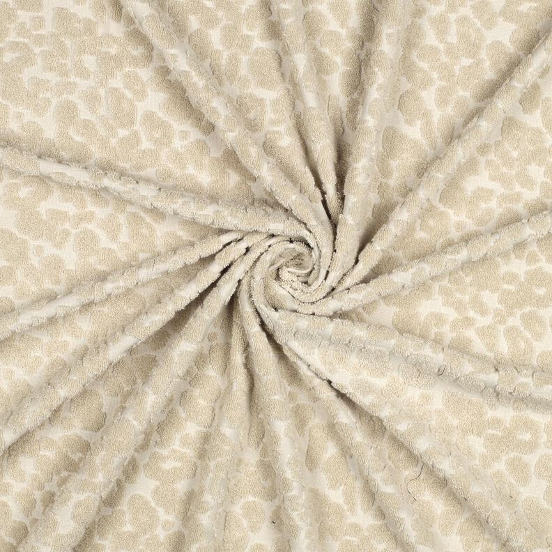 tessuto in spugna stretch leopardo  – sabbia,  image number 3