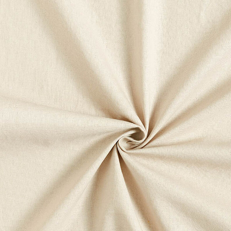misto cotone-lino tinta unita – beige,  image number 1