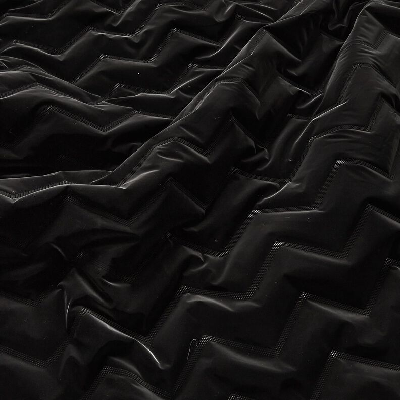 tessuto trapuntato Chevron manopesca | Katia Fabrics – nero, image number 3