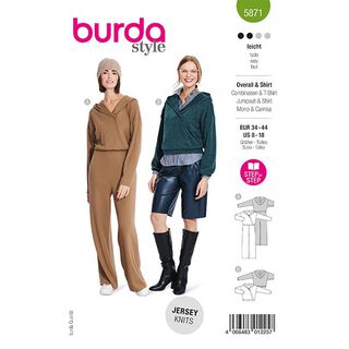 tuta / maglietta | Burda 5871 | 34-44, 
