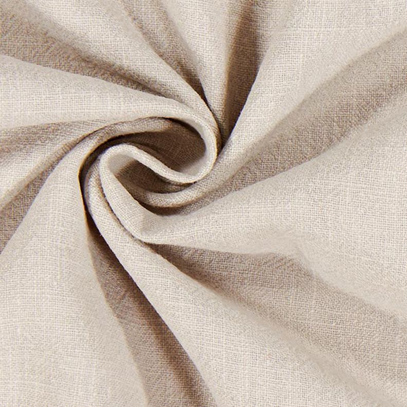 tessuto in lino – prelavato – beige chiaro,  image number 2