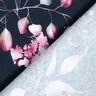 jersey di cotone Eucalipto e ortensie | Glitzerpüppi – blu notte/rosa,  thumbnail number 4