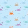 jersey di cotone Dolci granchi – azzurro baby,  thumbnail number 1