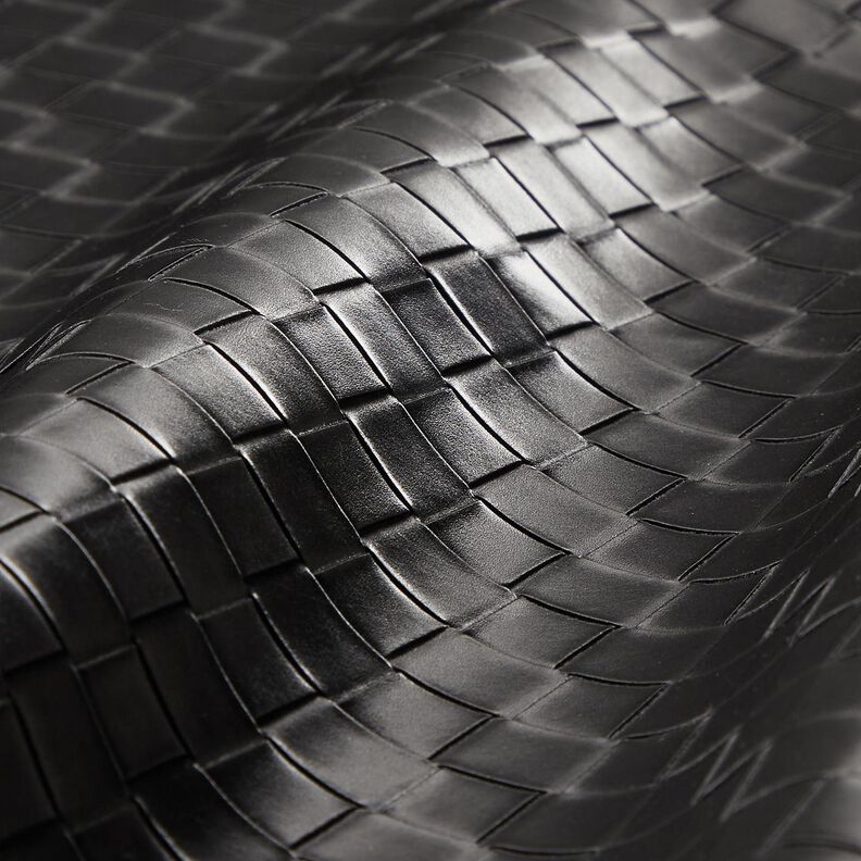 similpelle intrecciato | Katia Fabrics – nero, image number 5