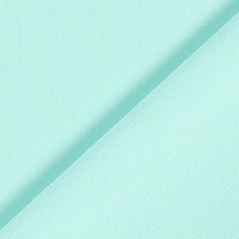 French terry leggero tinta unita – blu ghiaccio, image number 3