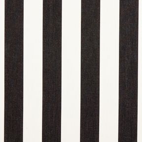 tessuti da esterni tessuti canvas Rigato – nero/avorio, 