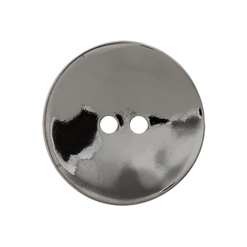 bottone in metallo, 2 fori  – antracite,  image number 1