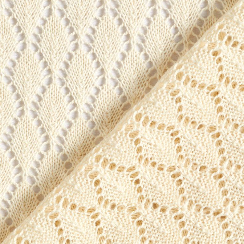 tessuto in maglia Crochette – bianco lana, image number 5