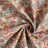 tessuto arredo mezzo panama grandi fiori – naturale/pink,  thumbnail number 3