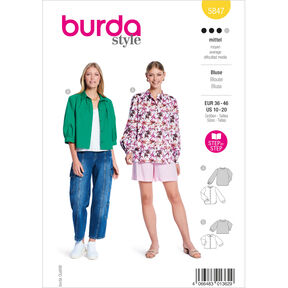 Camicetta | Burda 5847 | 36-46, 