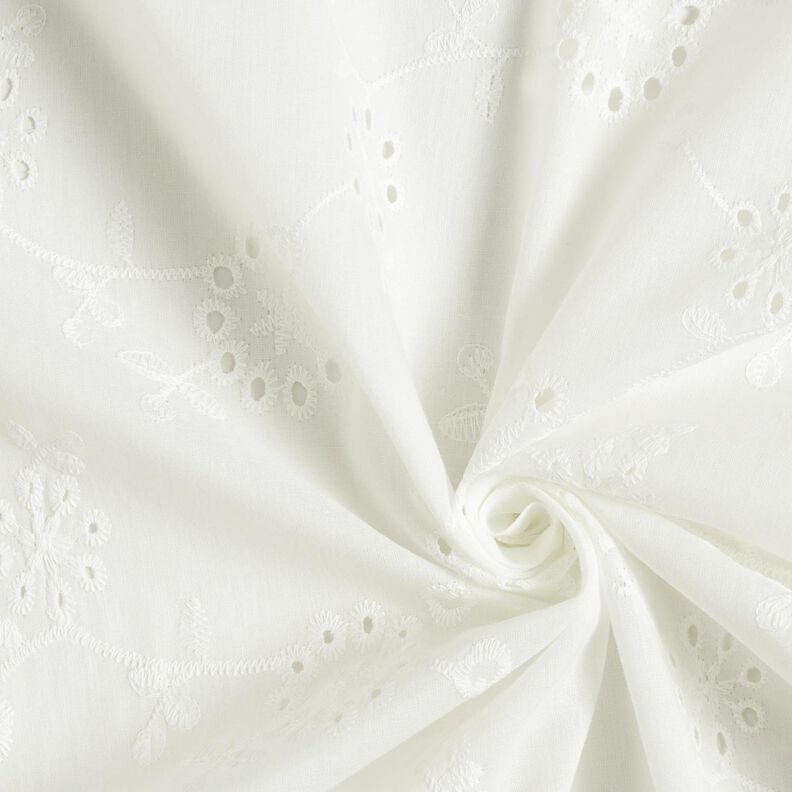 ricami a giorno Grandi tralci di fiori – bianco,  image number 3