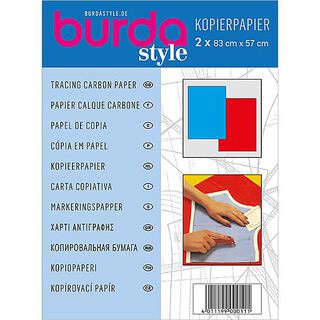 Burda Carta copiativa blu e rossa, 