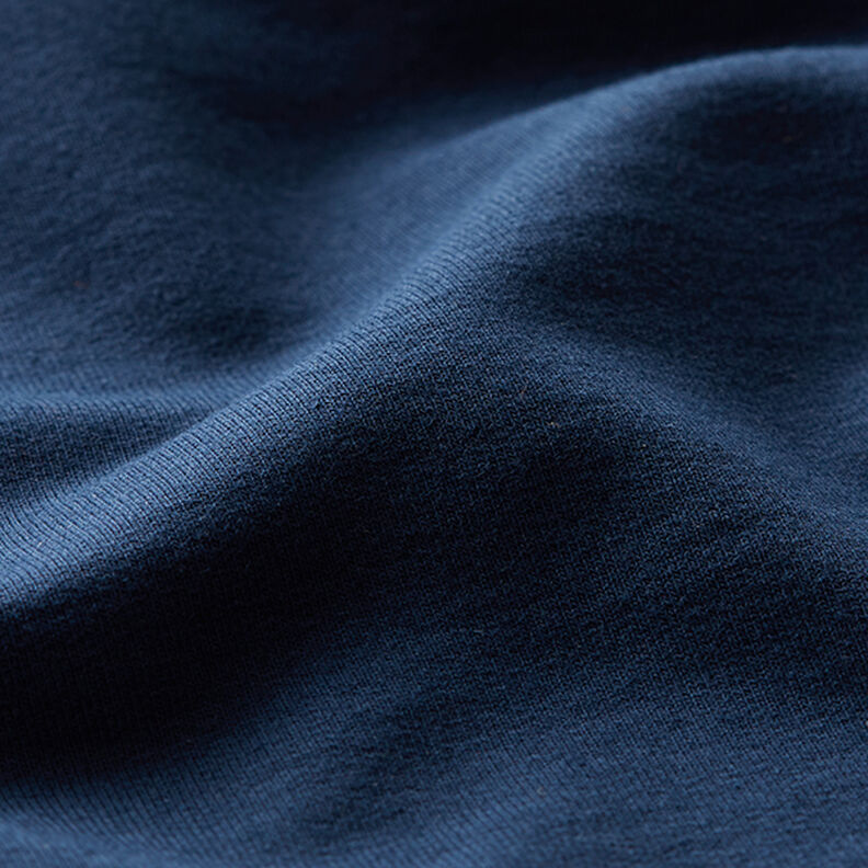 French terry pesante – blu marino,  image number 2