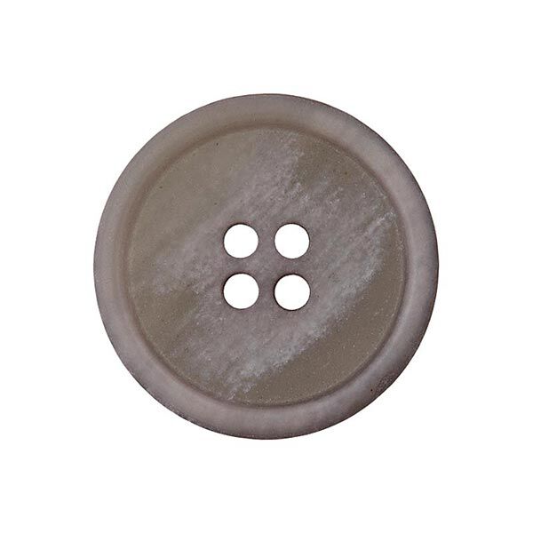 bottone in poliestere/carta, Recycling, 4 fori, image number 1