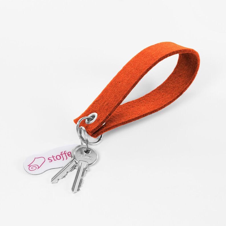 Feltro 90 cm / 3 mm di spessore – arancio neon, image number 5