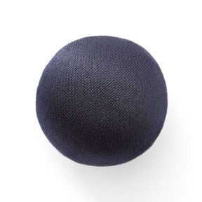 Bottone rivestito, Satin duchesse – blu notte, 