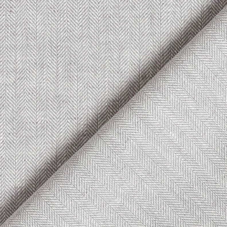 misto lino-cotone, spina di pesce – argento,  image number 4