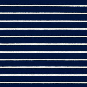 Maglia in spugna righe – blu notte/avorio, 