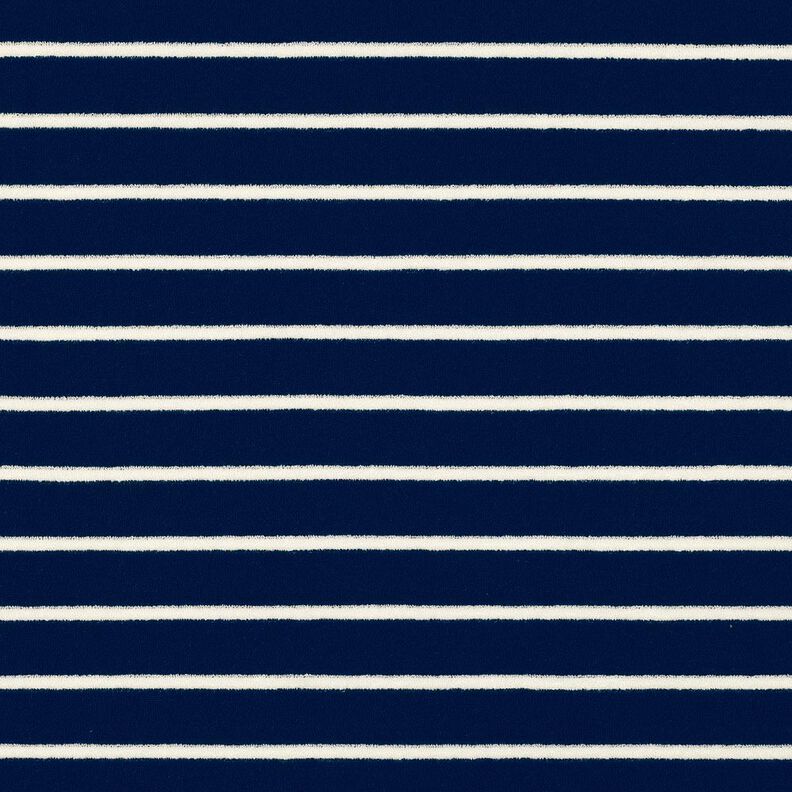 Maglia in spugna righe – blu notte/avorio,  image number 1