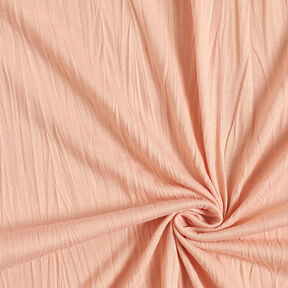 Jersey crespato in tinta unita – rosé, 