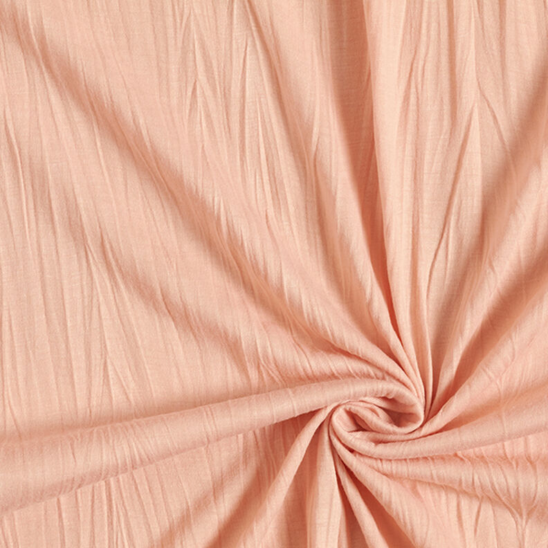 Jersey crespato in tinta unita – rosé,  image number 1