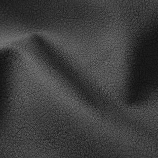 tessuto da tappezzeria similpelle Finemente modellato – nero, 