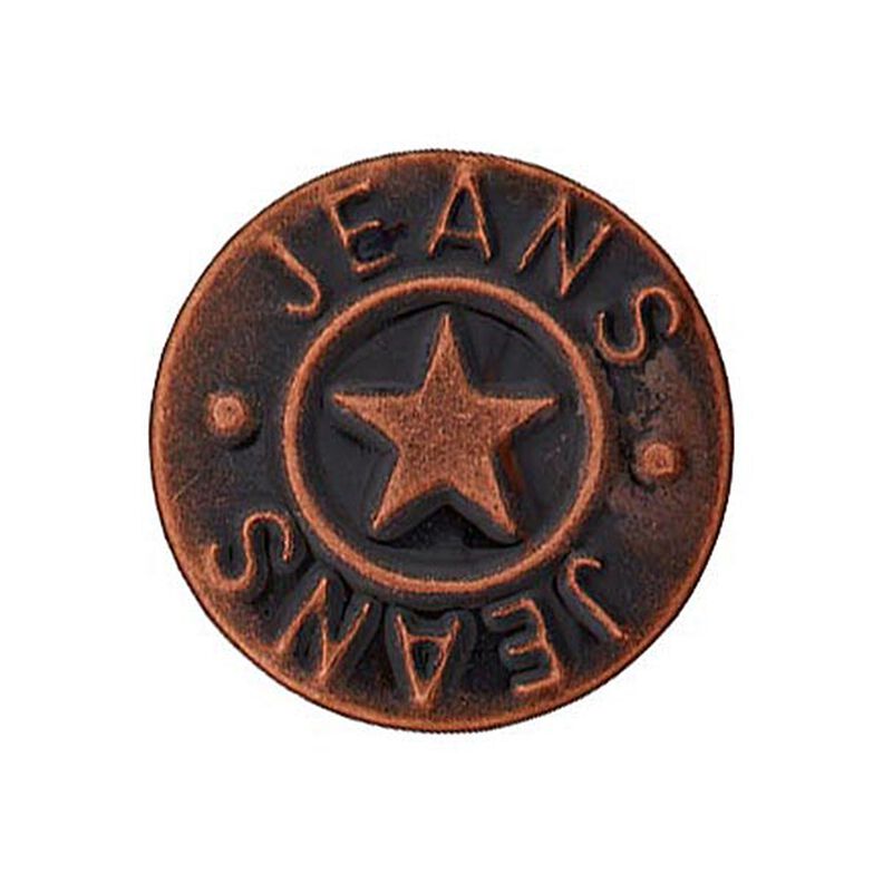 bottone automatico jeans stella – rame,  image number 1