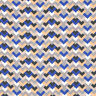 leggero satin, motivo rétro – indaco/beige,  thumbnail number 1